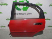 Replacement rear left door for Chevrolet Lacetti 2.0 diesel CAT OEM IAM reference 96547907 RED 5 DOORS
