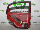 Replacement rear left door for Chevrolet Lacetti 2.0 diesel CAT OEM IAM reference 96547907 RED 5 DOORS