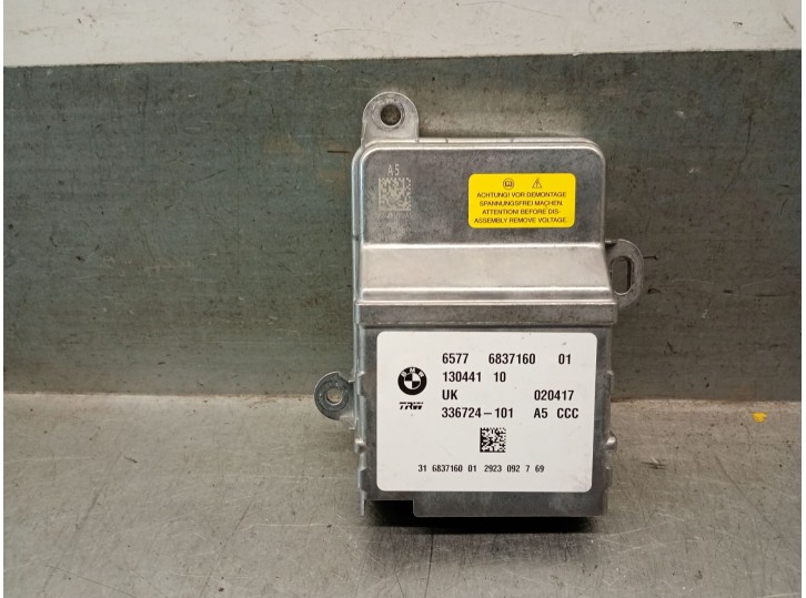 Replacement airbag control unit for Mini Mini (F55) Cooper S OEM IAM reference 65776837160 336724101 TRW