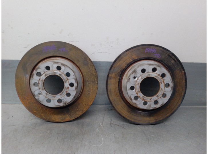 Recambio de disco freno trasero para volkswagen tiguan (5n2) 2.0 tdi referencia OEM IAM 5Q0615601G  