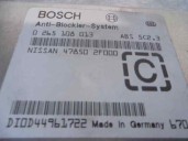 Recambio de centralita abs para nissan primera berlina (p11) 2.0 16v cat referencia OEM IAM 478502F000 0265108013 BOSCH