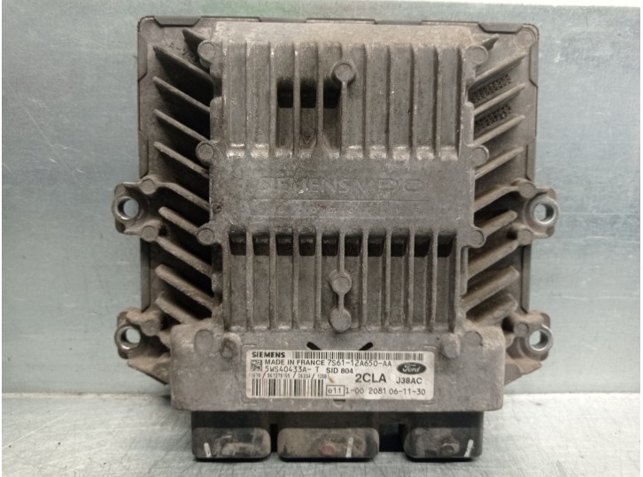Recambio de centralita motor uce para ford fiesta (cbk) ambiente referencia OEM IAM 7S6112A650AA 5WS40433A SIEMENS