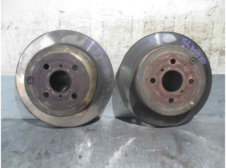 Recambio de disco freno trasero para toyota yaris (ncp1/nlp1/scp1) 1.3 cat referencia OEM IAM 090705  