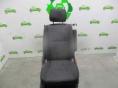 Recambio de asiento delantero derecho para toyota avensis verso (m20) 1998 referencia OEM IAM TELA NEGRA 5 PUERTAS