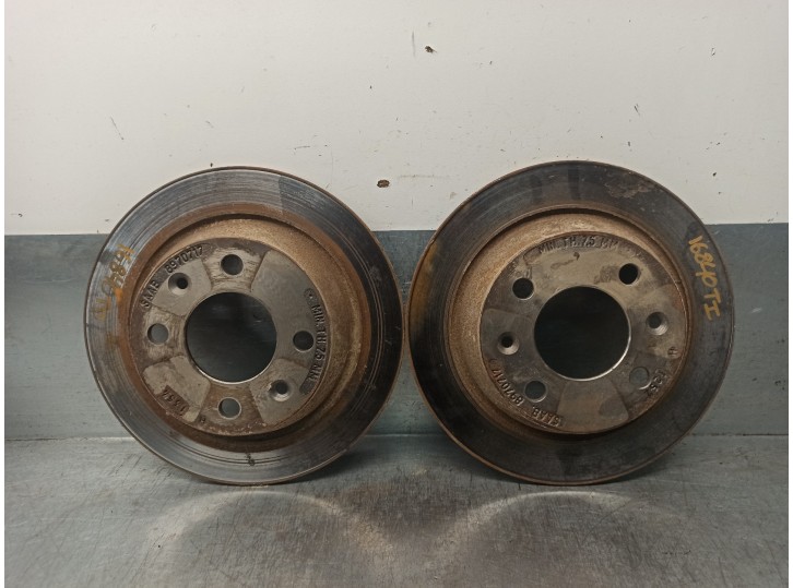 Recambio de disco freno trasero para saab 9000 / 9000 cs 2.0 cat referencia OEM IAM 8970717  