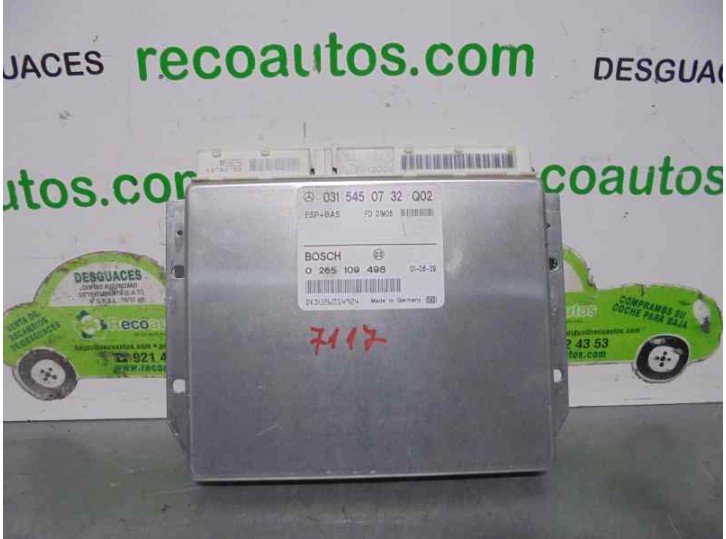 Recambio de centralita abs para mercedes-benz clase e (w210) berlina diesel 2.2 cdi cat referencia OEM IAM 0315450732 0265109498