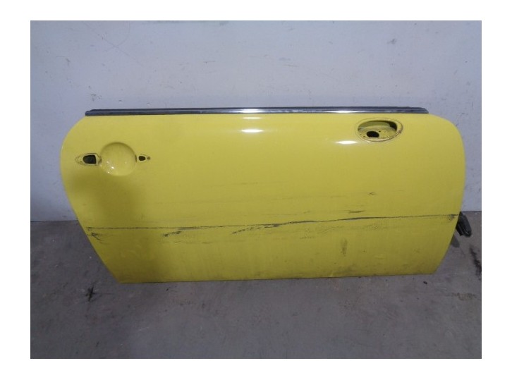 Replacement front right door for Mini Cooper (RC31) (2004-...) manual 1.6 85 OEM IAM reference 41002755936 YELLOW 3 