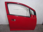 Replacement front right door for Chevrolet Spark 1.2 CAT OEM IAM reference 95217711 RED 5 DOORS