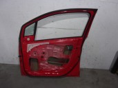 Replacement front right door for Chevrolet Spark 1.2 cat OEM IAM reference 95217711 RED 5 DOORS