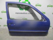 Recambio de puerta delantera derecha para volkswagen polo berlina (6n1) 1.05 referencia OEM IAM 6N3831056J AZUL 3 PUERTAS