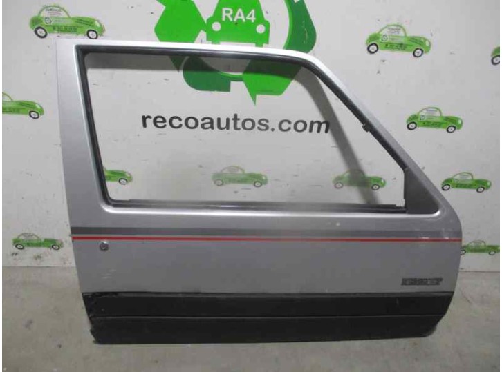 Recambio de puerta delantera derecha para renault 5 (b/c40) 1.4 referencia OEM IAM 7751646123 GRIS 3 PUERTAS