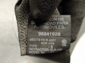 Replacement rear right seat belt for Chevrolet Spark 1.2 CAT OEM IAM reference 96841928 5 DOORS