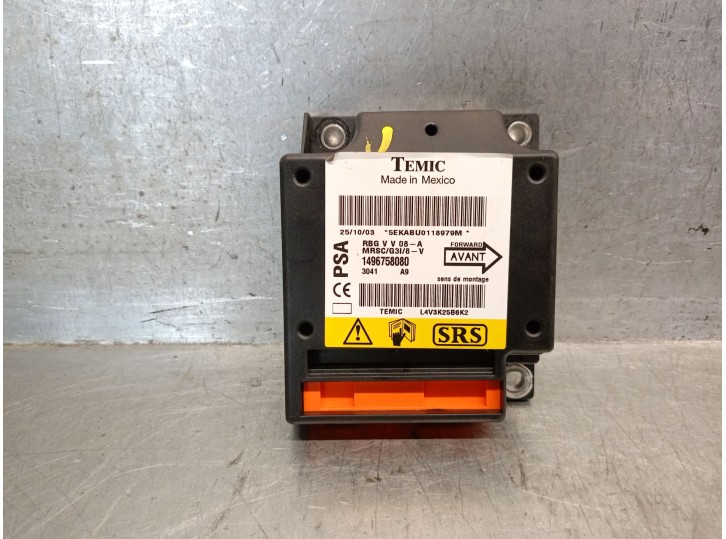 Recambio de centralita airbag para fiat ulysse (179) 2.2 16v jtd cat referencia OEM IAM 1496758080  TEMIC