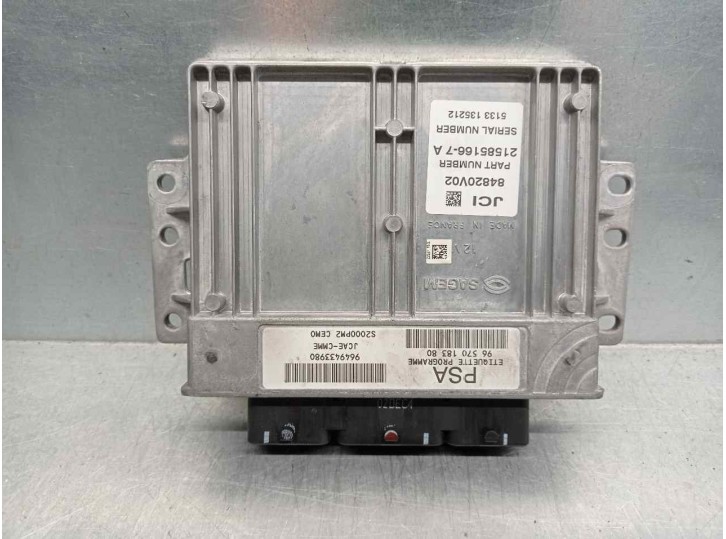 Recambio de centralita motor uce para citroën c2 audace referencia OEM IAM 192917 84820V02 SAGEM