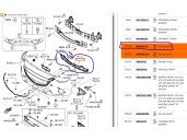 Recambio de rejilla delantera para mazda 2 hatchback (dl, dj) 1.5 skyactiv-g referencia OEM IAM DB5J501T1A DB5J501T1A 