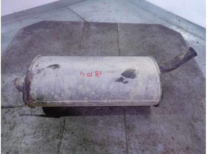 Recambio de tubo escape trasero para renault 5 (b/c40) 1.1 referencia OEM IAM 119F9N 7700876250 