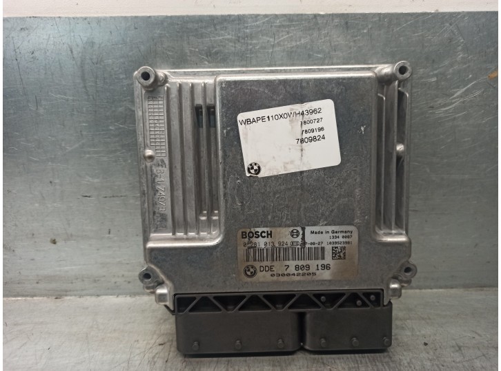 Recambio de centralita motor uce para bmw x3 (e83) 2.0 turbodiesel cat referencia OEM IAM 7809196 0281013924 BOSCH