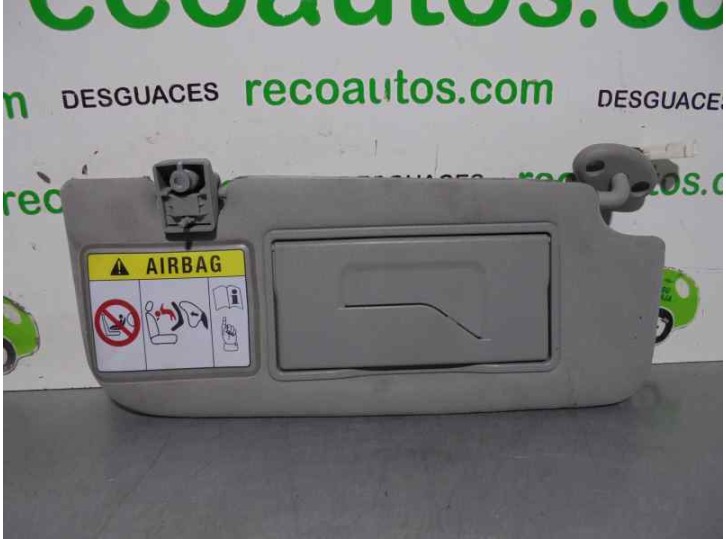 Recambio de parasol derecho para ssangyong korando 2.0 td cat referencia OEM IAM 7614034111ACE  