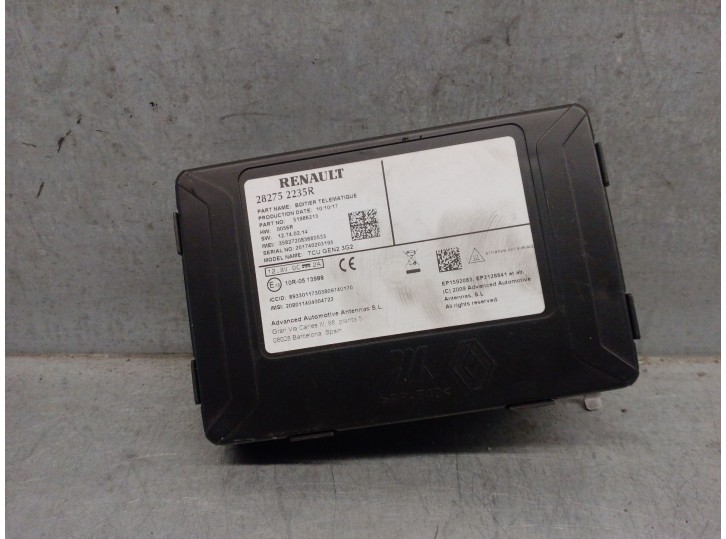 Replacement electronic module for Smart Fortwo Coupé (453) Electric Drive / EQ (453.391) OEM IAM reference 282752235R 