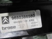 Recambio de elevalunas trasero izquierdo para citroën c6 exclusive referencia OEM IAM 9650386580 6 PINES 4 PUERTAS
