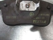 Replacement brake pads for Opel Astra H sedan 1.6 16v OEM IAM reference 2383201 TEXTAR