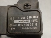 Replacement pressure sensor for SEAT Ibiza (6J5) 1.4 16V TSI OEM IAM reference 036906051G 0261230081 BOSCH