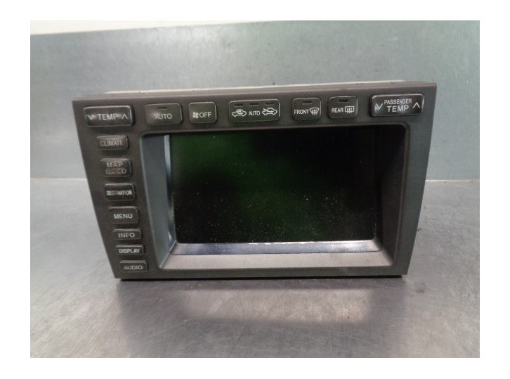 Replacement multifunction display for Lexus GS300 (JZS160) 3.0 24V CAT OEM IAM reference 8611130231 4622000732 DENSO