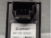Recambio de mando elevalunas delantero derecho para smart coupe 1.0 cat referencia OEM IAM A4519051800 4 PINES 
