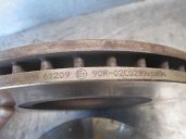 Replacement front brake disc for Peugeot Partner van 1.6 16V e-HDI FAP OEM IAM reference 02032052 