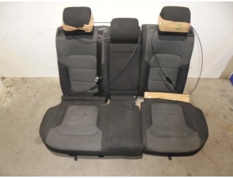 Recambio de asientos traseros para volkswagen passat variant (365) 2.0 tdi referencia OEM IAM 3AF885504AL TELA NEGRA Y GRIS 5 PU