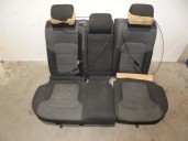 Recambio de asientos traseros para volkswagen passat variant (365) 2.0 tdi referencia OEM IAM 3AF885504AL TELA NEGRA Y GRIS 5 PU