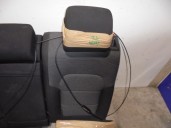 Recambio de asientos traseros para volkswagen passat variant (365) 2.0 tdi referencia OEM IAM 3AF885504AL TELA NEGRA Y GRIS 5 PU
