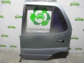 Recambio de puerta trasera izquierda para tata safari ex safari 2.0 referencia OEM IAM  VERDE CLARO 5 PUERTAS