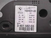 Recambio de cuadro instrumentos para bmw x3 (e83) 2.0 turbodiesel cat referencia OEM IAM 102463122 