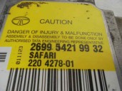 Recambio de centralita airbag para tata safari ex safari 2.0 referencia OEM IAM 269954219932 220427801 