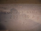 Recambio de tubo escape trasero para seat ibiza (kj1) fr referencia OEM IAM 2Q0253611N 2Q0253411AB CESTA 9