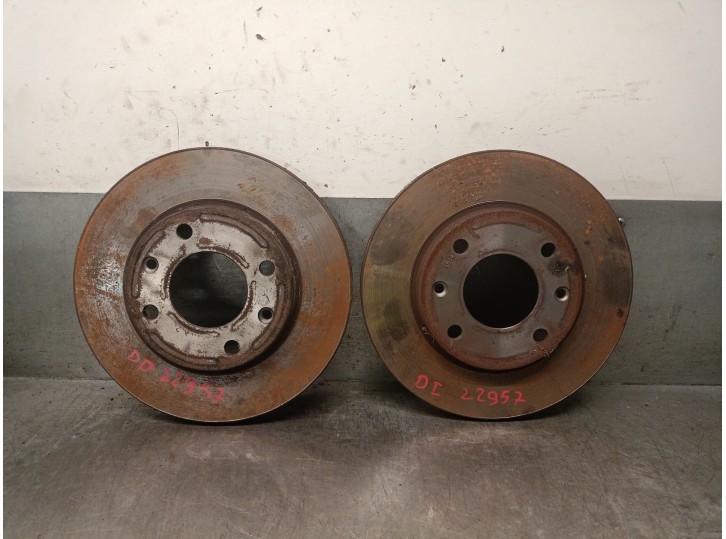 Replacement front brake disc for Citroën ZX (N2) 1.6 i OEM IAM reference 95661747 95661747 
