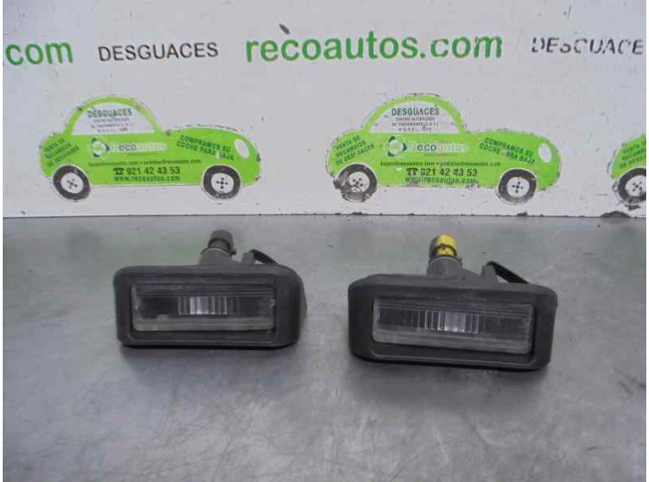Recambio de piloto matricula para peugeot bipper 1.3 16v hdi fap referencia OEM IAM 1362912080 
