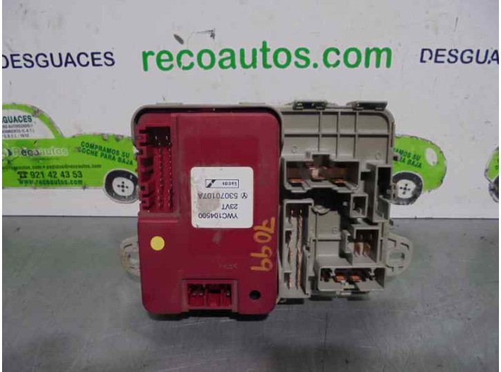 Recambio de caja reles / fusibles para mg serie 25 (rf) 1.6 16v cat referencia OEM IAM YWC104500 53070107A 