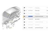 Recambio de moldura para audi a6 c7 avant (4g5, 4gd) 3.0 tdi referencia OEM IAM 4G0854327A 4G0854327A 
