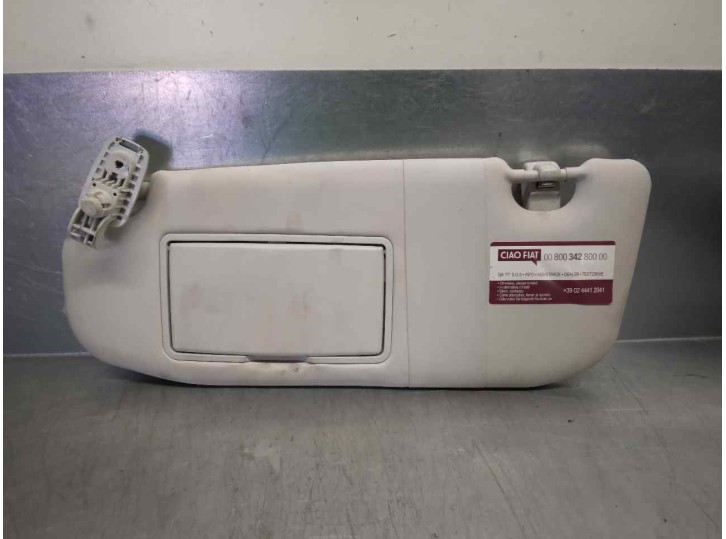 Recambio de parasol izquierdo para fiat tipo ii (357) fam easy referencia OEM IAM 0735698938 