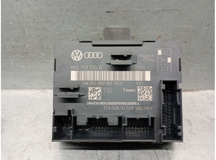 Recambio de centralita cierre para audi a4 b8 (8k2) 2.0 tdi referencia OEM IAM 8K0959793H 