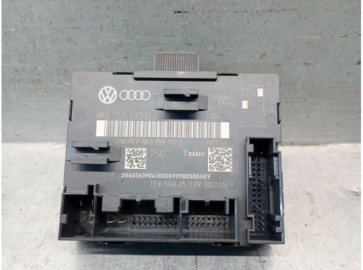 Recambio de centralita cierre para audi a4 b8 (8k2) 2.0 tdi referencia OEM IAM 8K0959792H 