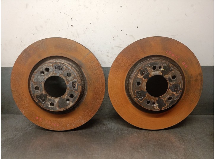 Recambio de disco freno delantero para hyundai kona furgoneta/suv (os, ose, osi) ev referencia OEM IAM EM16 EM16 