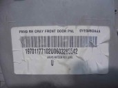 Recambio de guarnecido puerta delantera derecha para dodge caliber 1.8 16v cat referencia OEM IAM 1BD541DAAC 