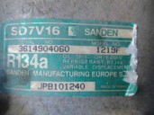 Recambio de compresor aire acondicionado para mg serie 25 (rf) 1.4 16v cat referencia OEM IAM JPB101240 1219F SANDEN