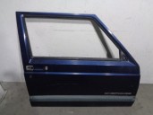 Recambio de puerta delantera derecha para jeep cherokee (j) 2.5 turbodiesel referencia OEM IAM 55175424 AZUL 3 PUERTAS