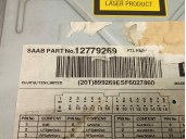 Replacement audio system / CD radio for Saab 9-3 saloon 1.9 TiD CAT OEM IAM reference 12779269 