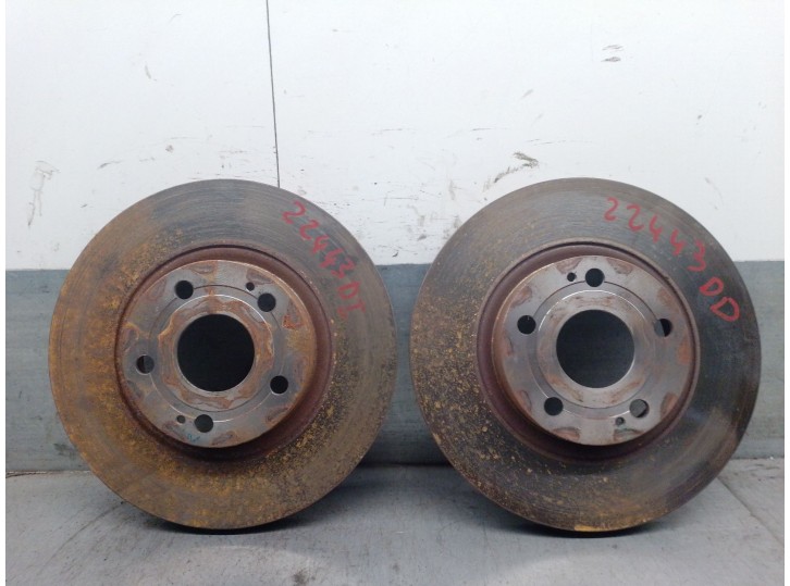 Recambio de disco freno delantero para toyota corolla verso (r1) 2.2 turbodiesel cat referencia OEM IAM 435120F010 435120F010 