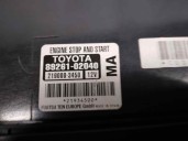 Recambio de modulo electronico para toyota auris 1.2 16v turbo cat referencia OEM IAM 8926102040 2190003450 DENSO